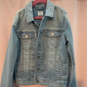 GAP Kids 1969 jean jacket, button closure.